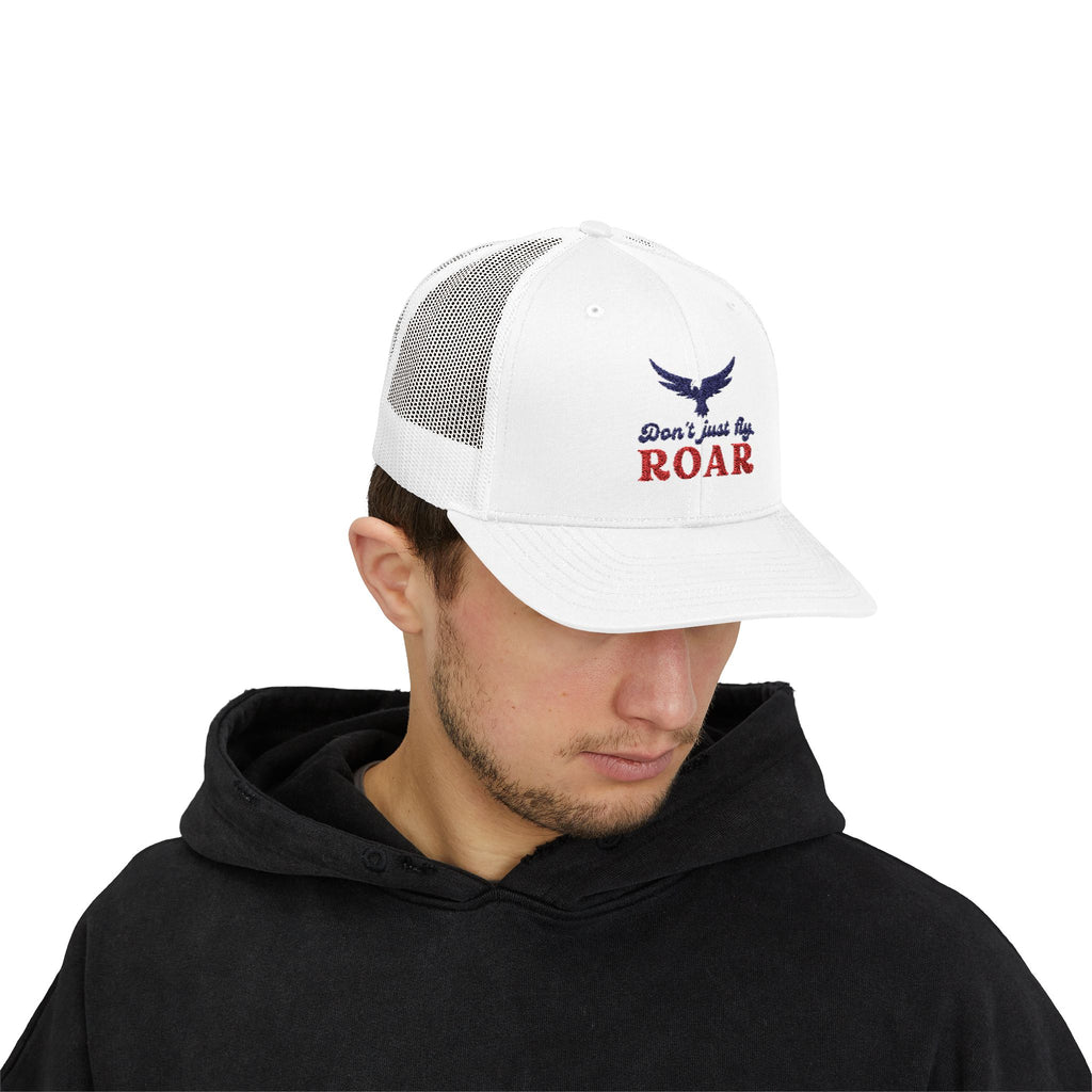 Patriotic Snapback Trucker Cap, Trendy Casual Hat, Great Gift for Holidays, Outdoors, and Everyday Wear