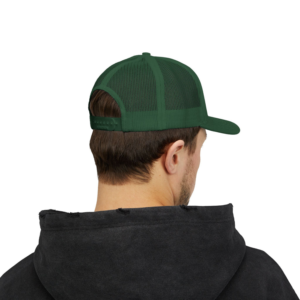 Patriotic Snapback Trucker Cap, Trendy Casual Hat, Great Gift for Holidays, Outdoors, and Everyday Wear